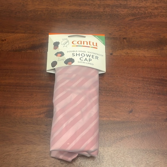 Cantù shower cap double sided waterproof satin lined cap red New size OS - Picture 3 of 4